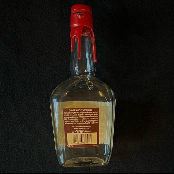 Marker's Mark Kentucky Straight Bourbon Whisky 750 ml Empty Bottle S IV - Picture 6 of 7